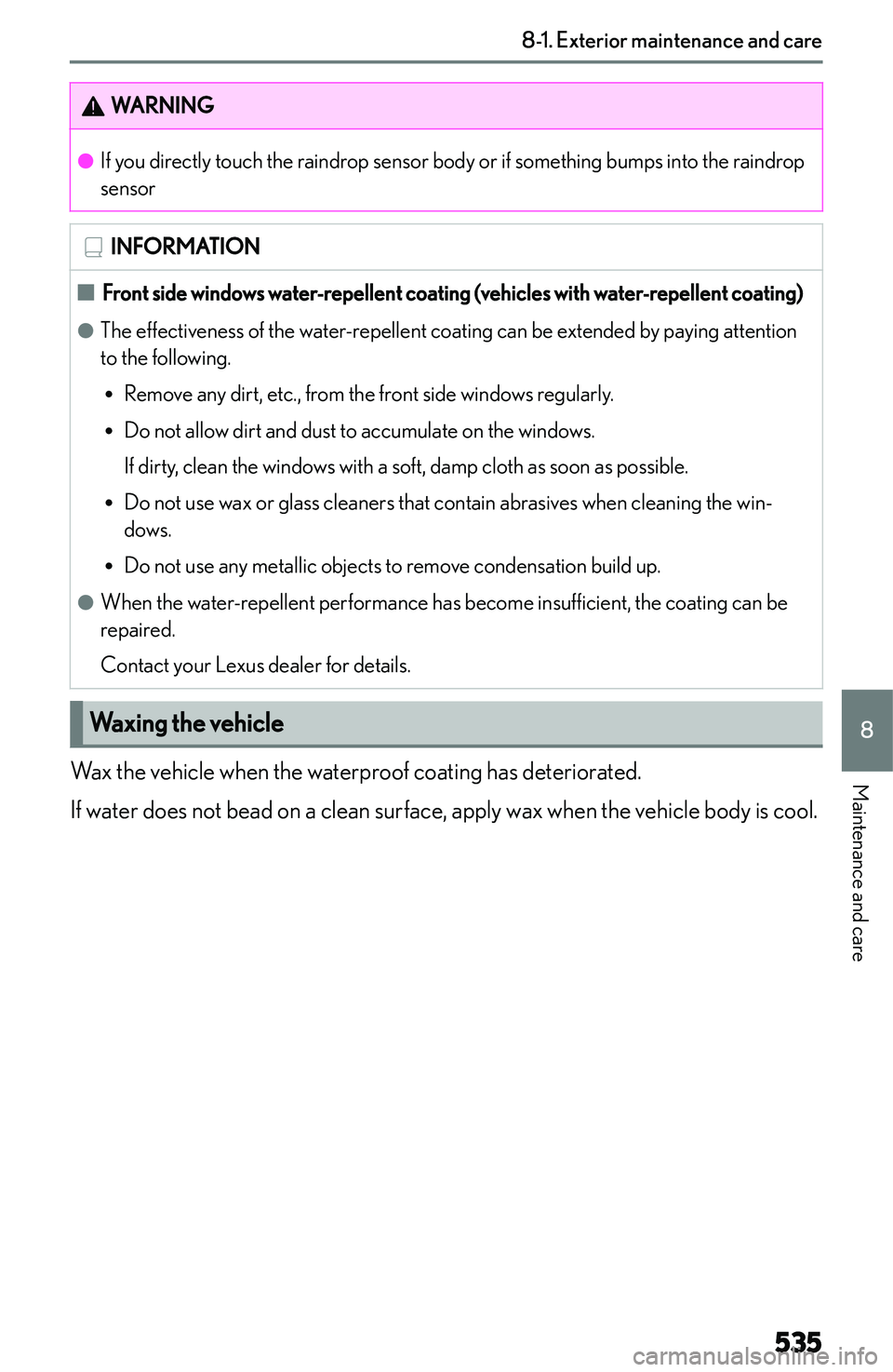 LEXUS NX300h 2022  Owners Manual �W�A�R�N�I�N�G�