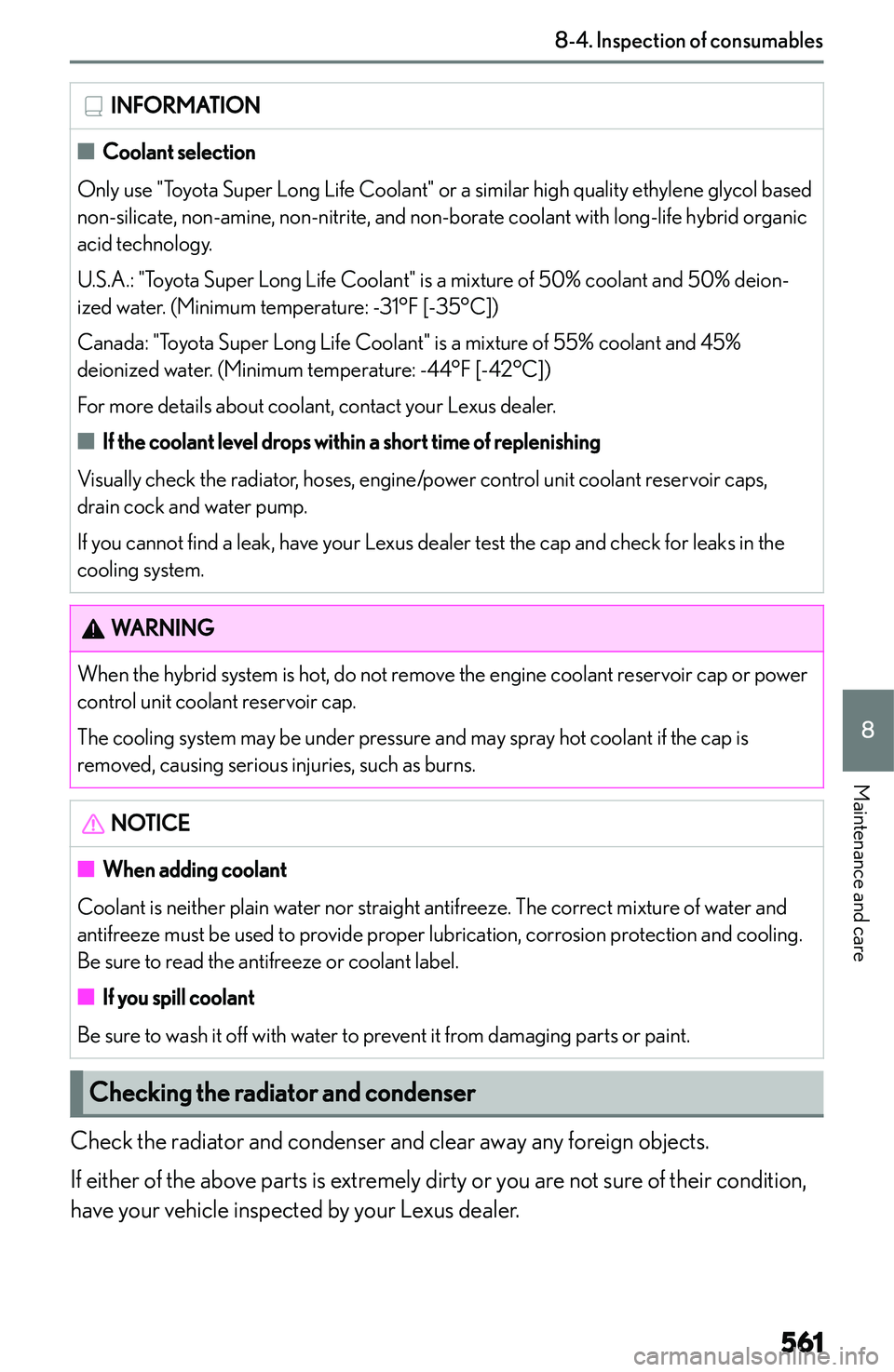 LEXUS NX300h 2022  Owners Manual �I�N�F�O�R�M�A�T�I�O�N�