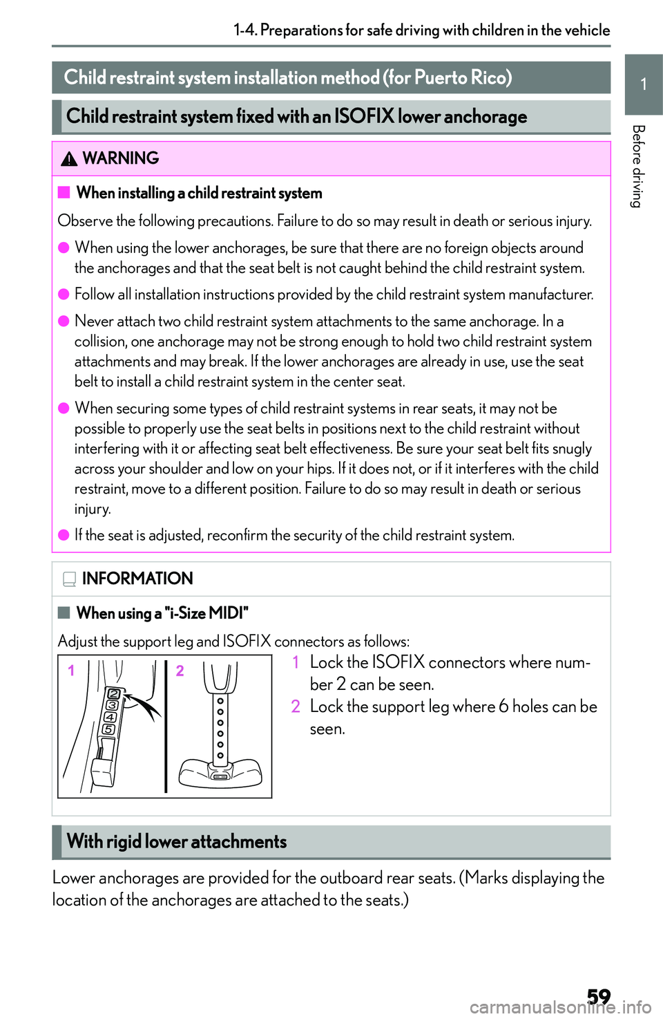 LEXUS NX300h 2022 Repair Manual �C�h�i�l�d��r�e�s�t�r�a�i�n�t��s�y�s�t�e�m��i�n�s�t�a�l�l�a�t�i�o�n��m�e�t�h�o�d��(�f�o�r��P�u�e�r�t�o��R�i�c�o�)
�C�h�i�l�d��r�e�s�t�r�a�i�n�t��s�y�s�t�e�m��f�i�x�e�d��w�i�t�h��a�n��I�S�