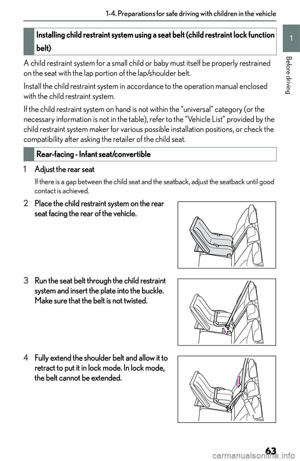 LEXUS NX300h 2022 Repair Manual �I�n�s�t�a�l�l�i�n�g��c�h�i�l�d��r�e�s�t�r�a�i�n�t��s�y�s�t�e�m��u�s�i�n�g��a��s�e�a�t��b�e�l�t��(�c�h�i�l�d��r�e�s�t�r�a�i�n�t��l�o�c�k��f�u�n�c�t�i�o�n
�b�e�l�t�)
�A� �c�h�i�l�d� �r�e�s�t