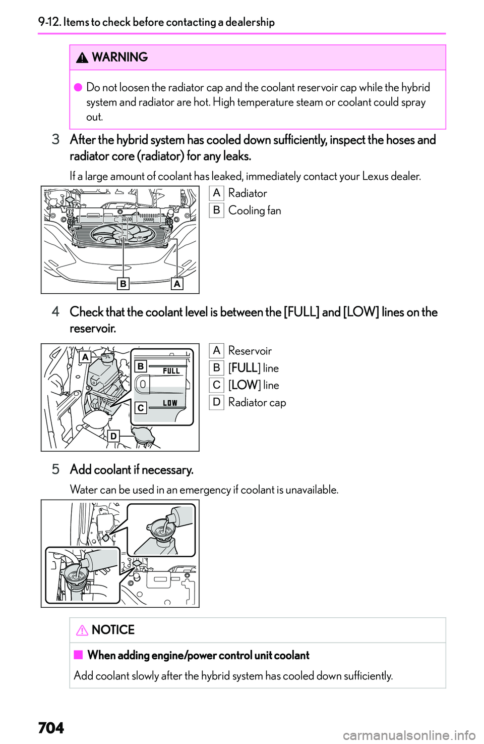 LEXUS NX300h 2022  Owners Manual �W�A�R�N�I�N�G�