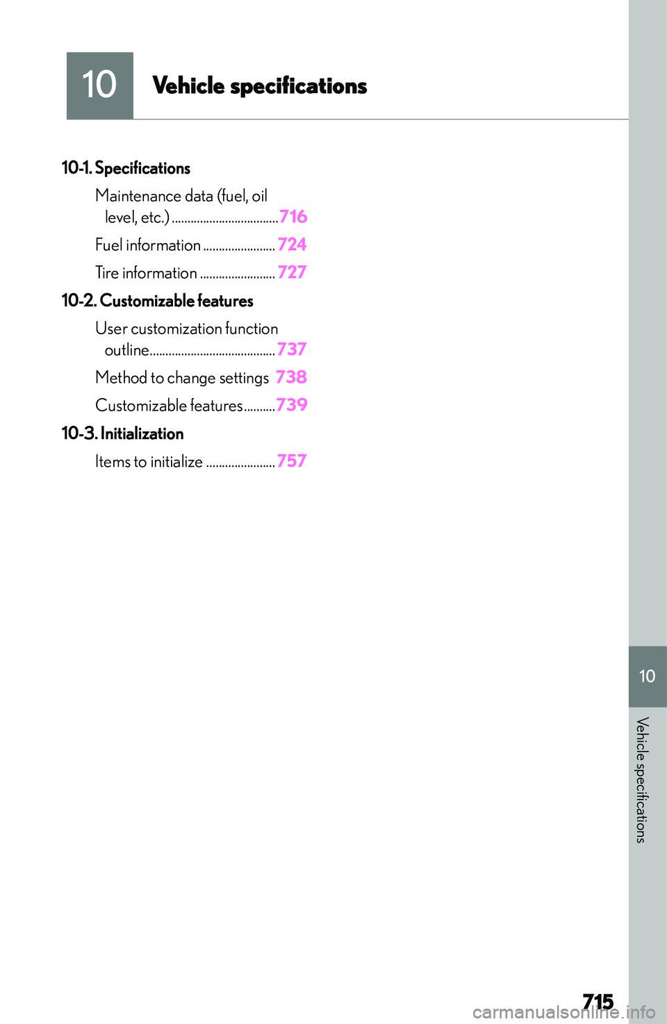 LEXUS NX300h 2022  Owners Manual �1�0
�V�e�h�i�c�l�e��s�p�e�c�i�f�i�c�a�t�i�o�n�s
�1�0�-�1�.��S�p�e�c�i�f�i�c�a�t�i�o�n�s�M�a�i�n�t�e�n�a�n�c�e� �d�a�t�a� �(�f�u�e�l�,� �o�i�l�l�e�v�e�l�,� �e�t�c�.�) �.�.�.�.�.�.�.�.�.�.�.�.�.�.�.�