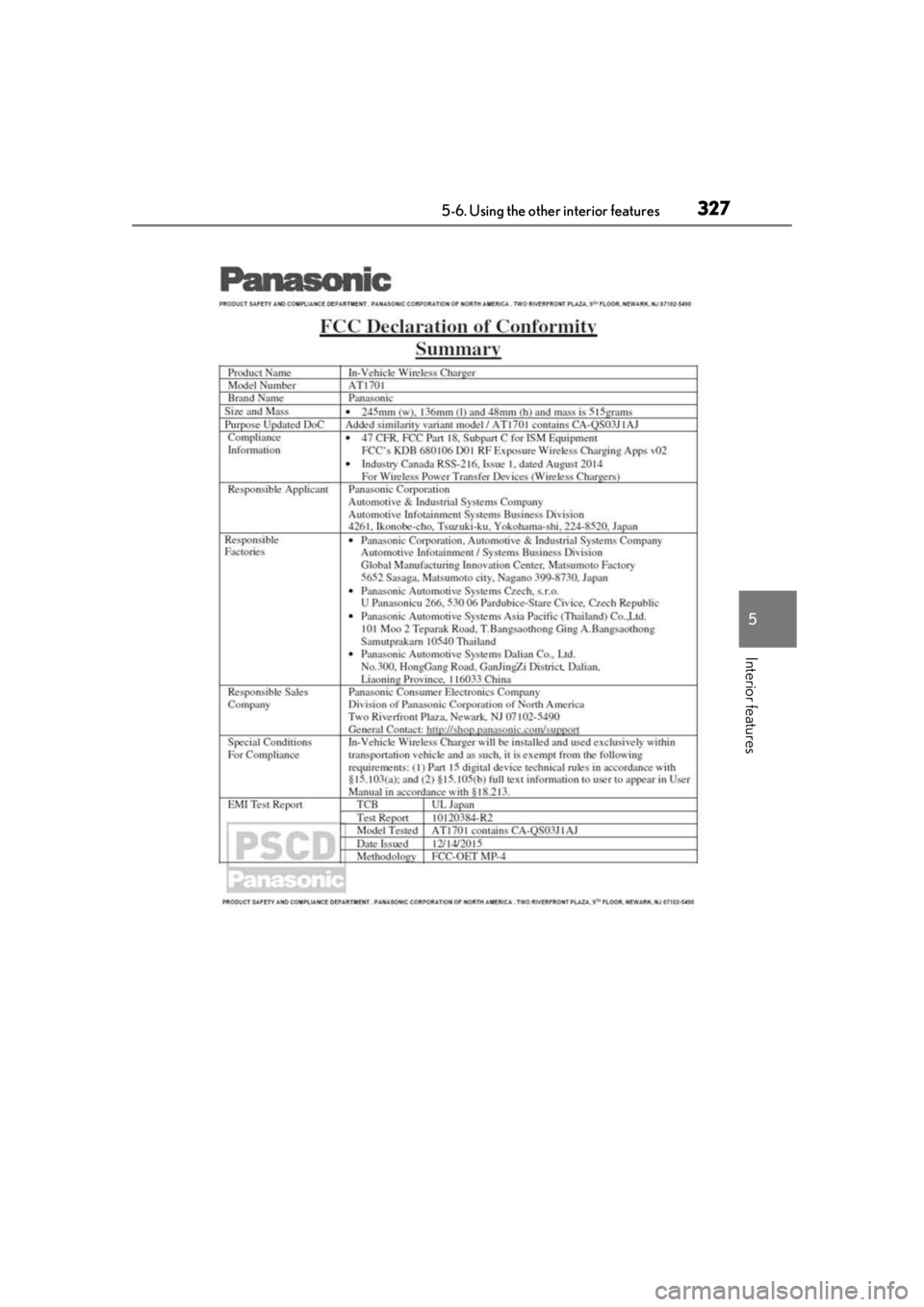 LEXUS RX350 2021 Owners Manual 3275-6. Using the other interior features
5
Interior features LEXUS RX350 2021 Owners Manual 3275-6. Using the other interior features
5
Interior features