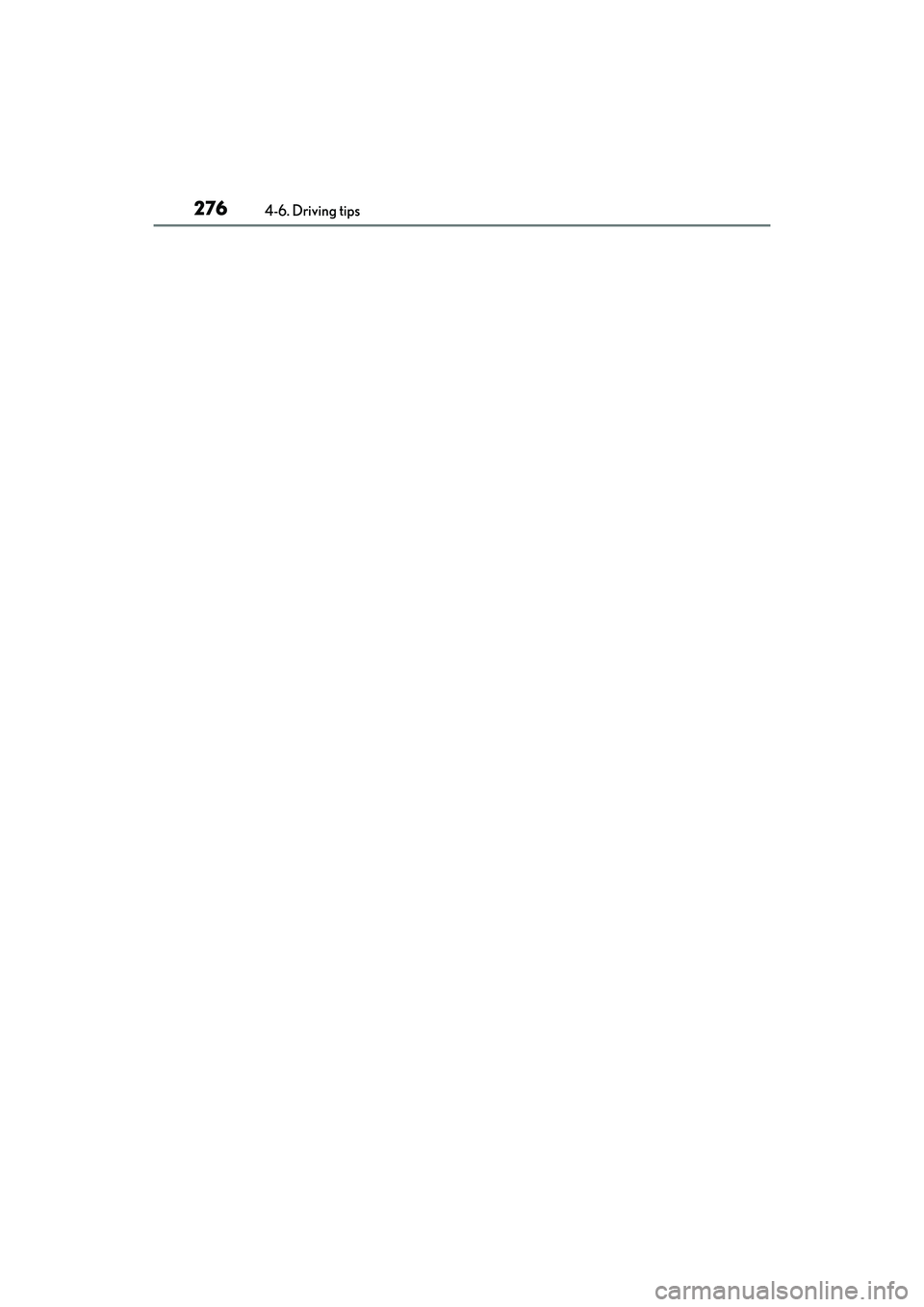 LEXUS RX350 2022 Owners Manual 2764-6. Driving tips LEXUS RX350 2022 Owners Manual 2764-6. Driving tips