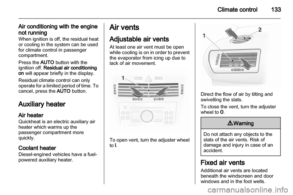 OPEL ASTRA H 2011.5  Owners Manual 