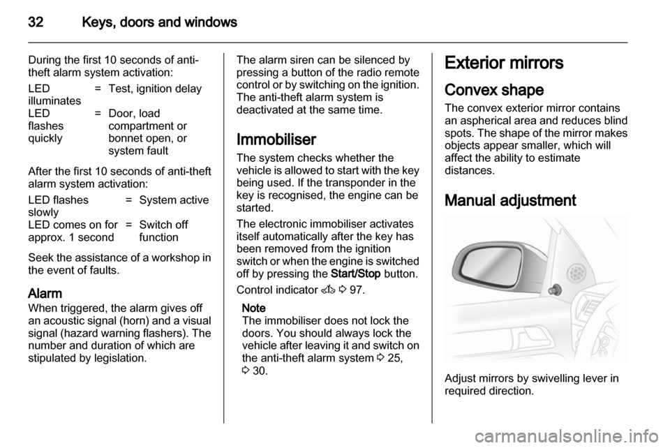 OPEL ASTRA H 2011.5 Owners Guide 