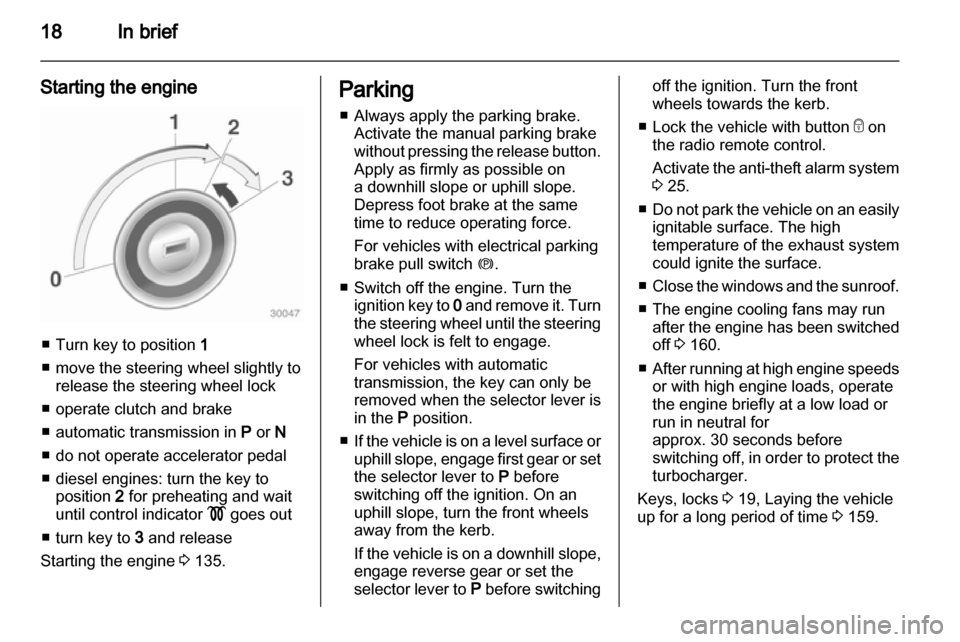 OPEL ASTRA J 2011 User Guide 