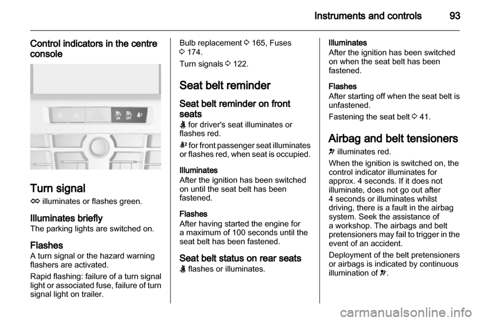 OPEL ASTRA J 2011 Owners Manual 