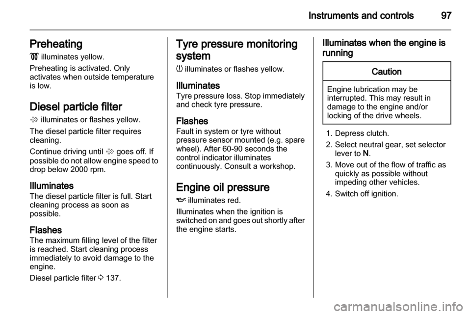 OPEL ASTRA J 2011 Owners Manual 