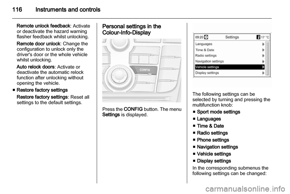 OPEL ASTRA J 2011.5  Owners Manual 