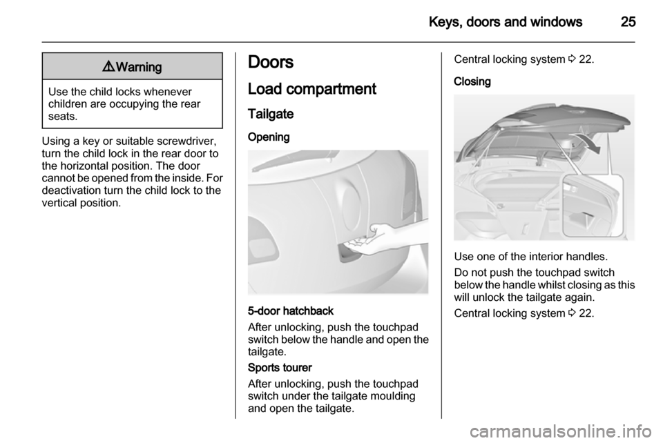 OPEL ASTRA J 2011.5 Owners Guide OPEL ASTRA J 2011.5 Owners Guide