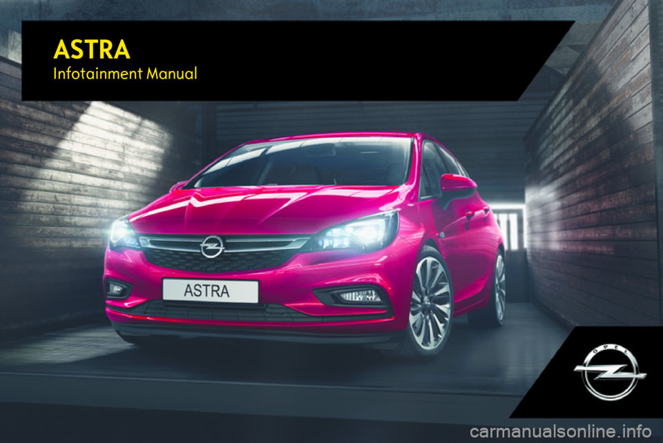 OPEL ASTRA K 2017.5  Infotainment system 