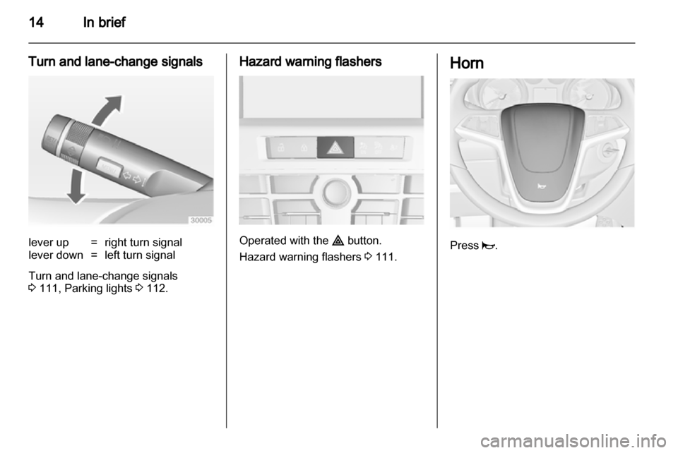 OPEL CASCADA 2013.5 Manual user OPEL CASCADA 2013.5 Manual user