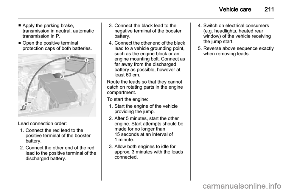 OPEL CASCADA 2013.5 Owners Manual OPEL CASCADA 2013.5 Owners Manual