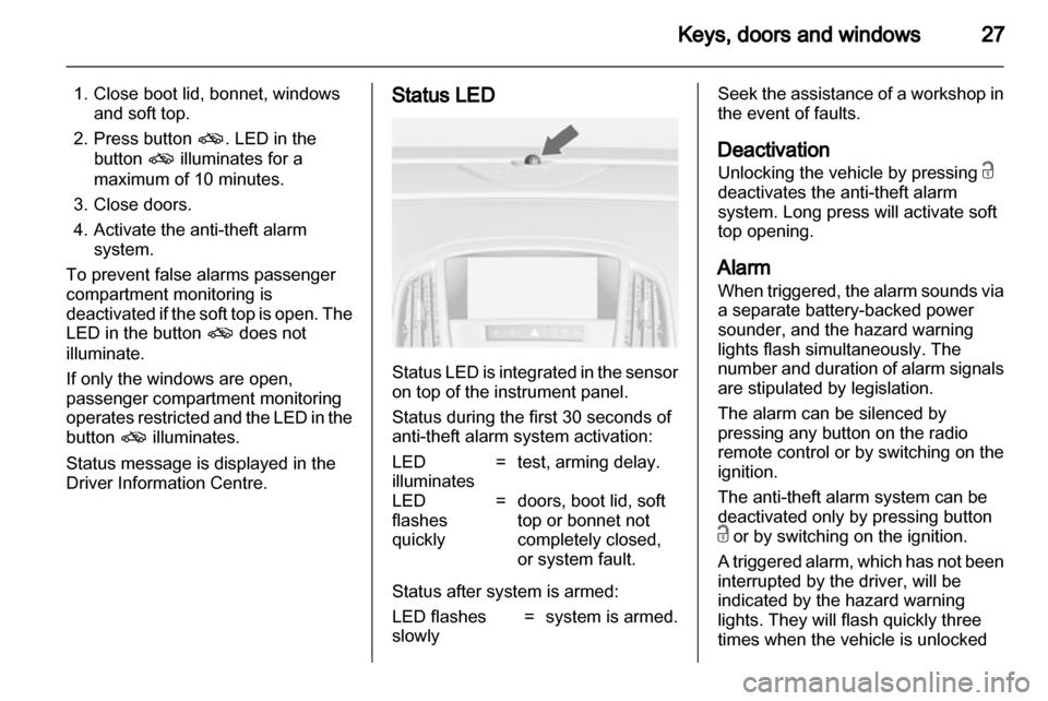 OPEL CASCADA 2013.5 Manual user OPEL CASCADA 2013.5 Manual user
