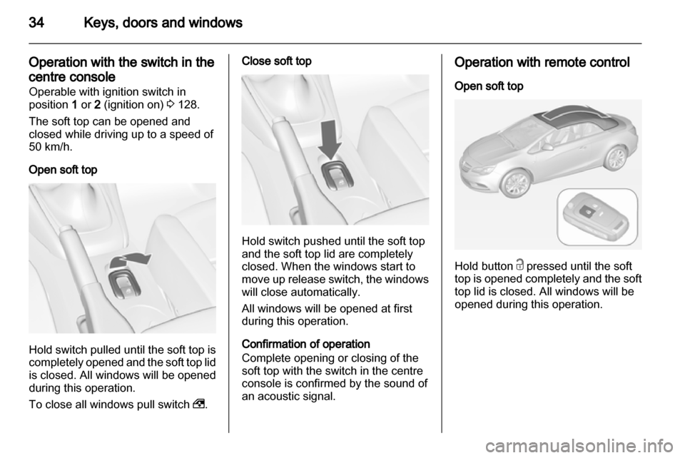 OPEL CASCADA 2013.5 Manual user OPEL CASCADA 2013.5 Manual user
