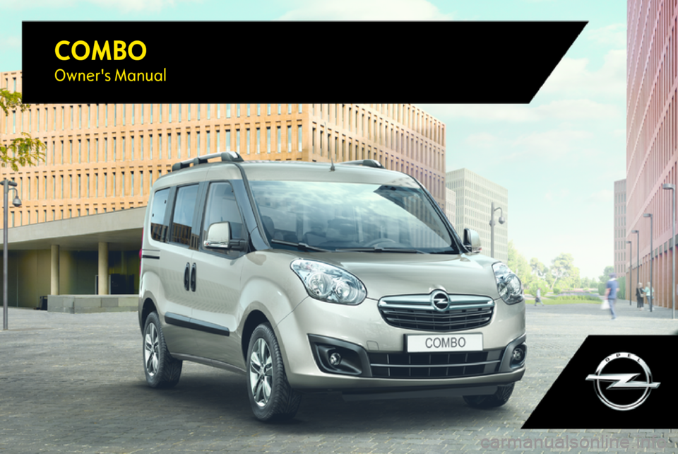 OPEL COMBO D 2017.5  Owners Manual 