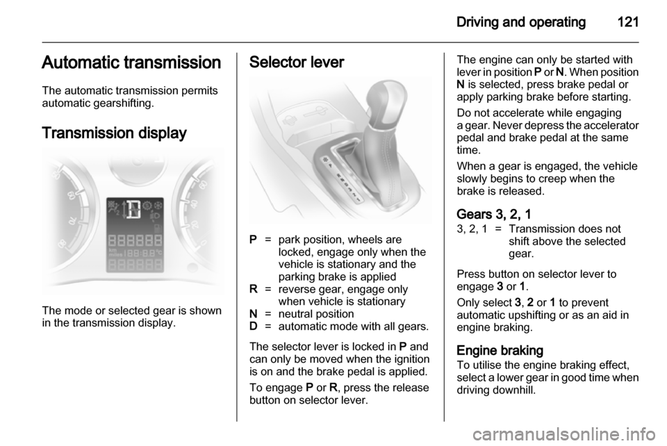 OPEL CORSA 2011  Owners Manual 