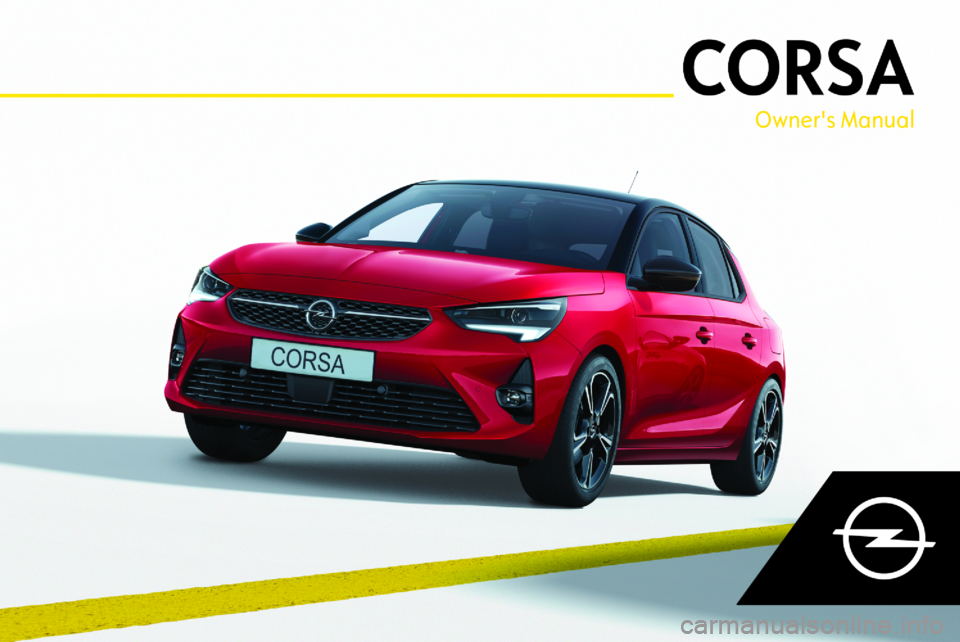 OPEL CORSA F 2020  Owners Manual Owner's Manual 