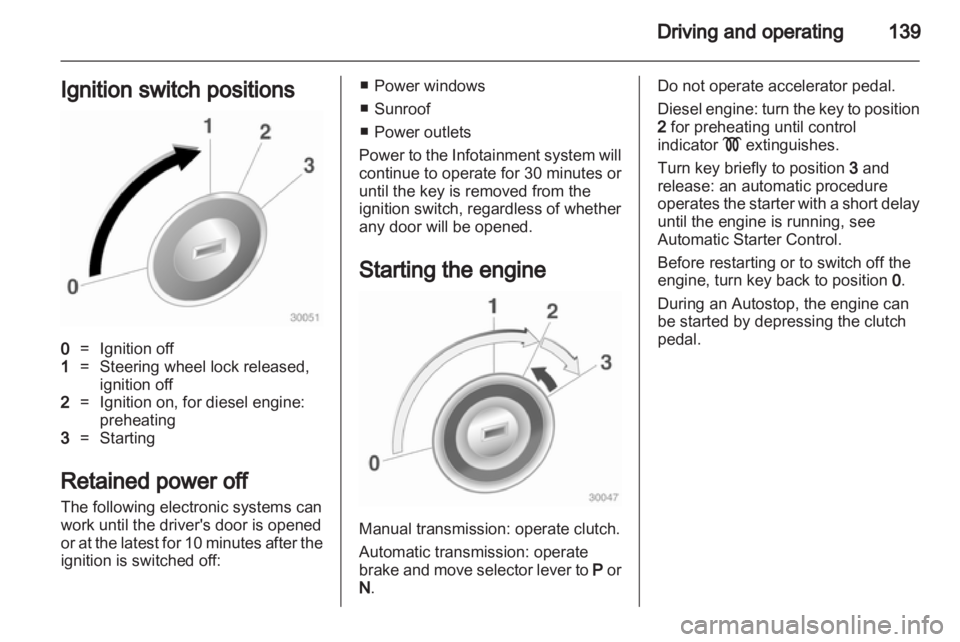 OPEL INSIGNIA 2013 Owners Manual OPEL INSIGNIA 2013 Owners Manual