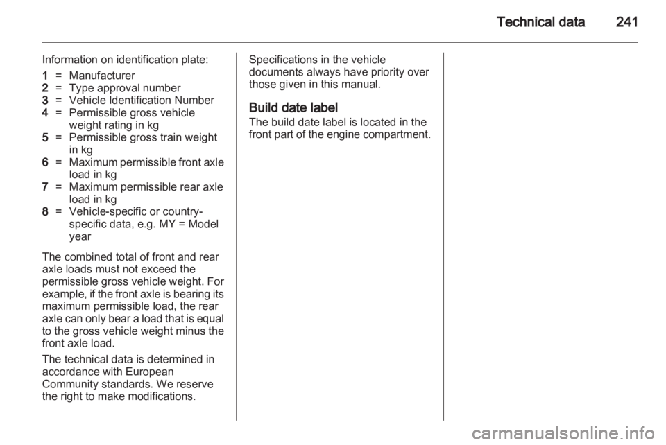 OPEL INSIGNIA 2013 Owners Manual OPEL INSIGNIA 2013 Owners Manual