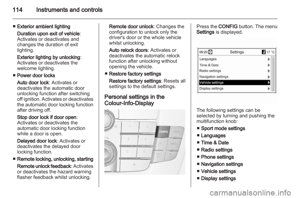 OPEL INSIGNIA 2013.5 Owners Manual OPEL INSIGNIA 2013.5 Owners Manual