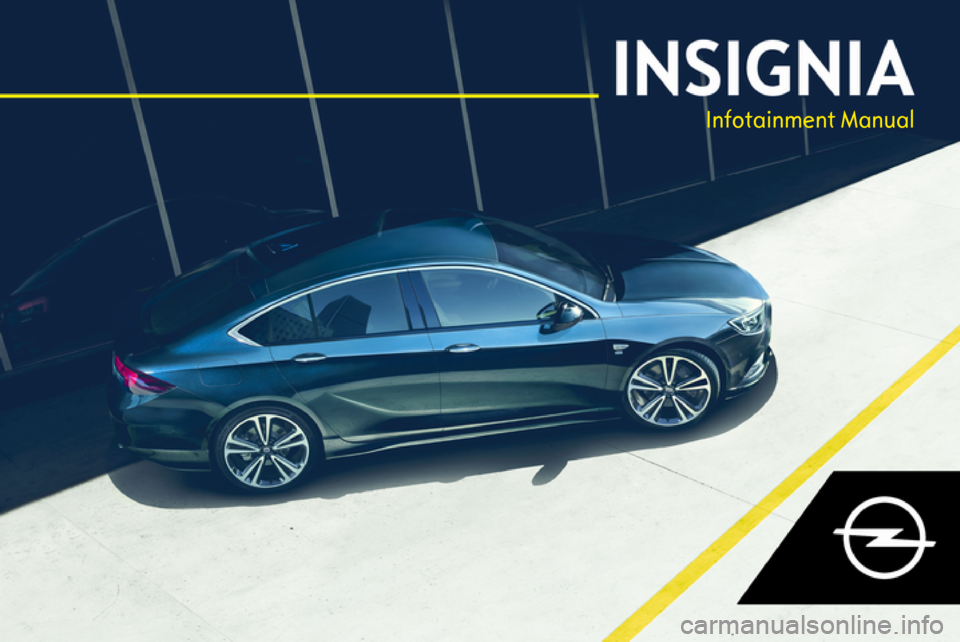 OPEL INSIGNIA BREAK 2020  Infotainment system Infotainment Manual 