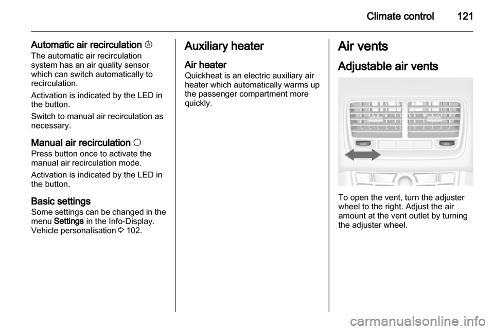 OPEL MERIVA 2011 Owners Manual OPEL MERIVA 2011 Owners Manual