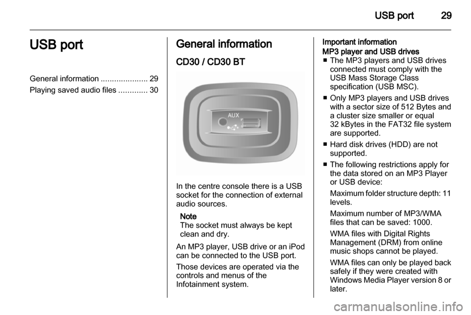 OPEL MOVANO_B 2011.5 Infotainment system OPEL MOVANO_B 2011.5 Infotainment system