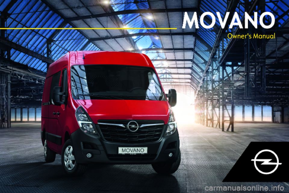 OPEL MOVANO_B 2020  Owners Manual 