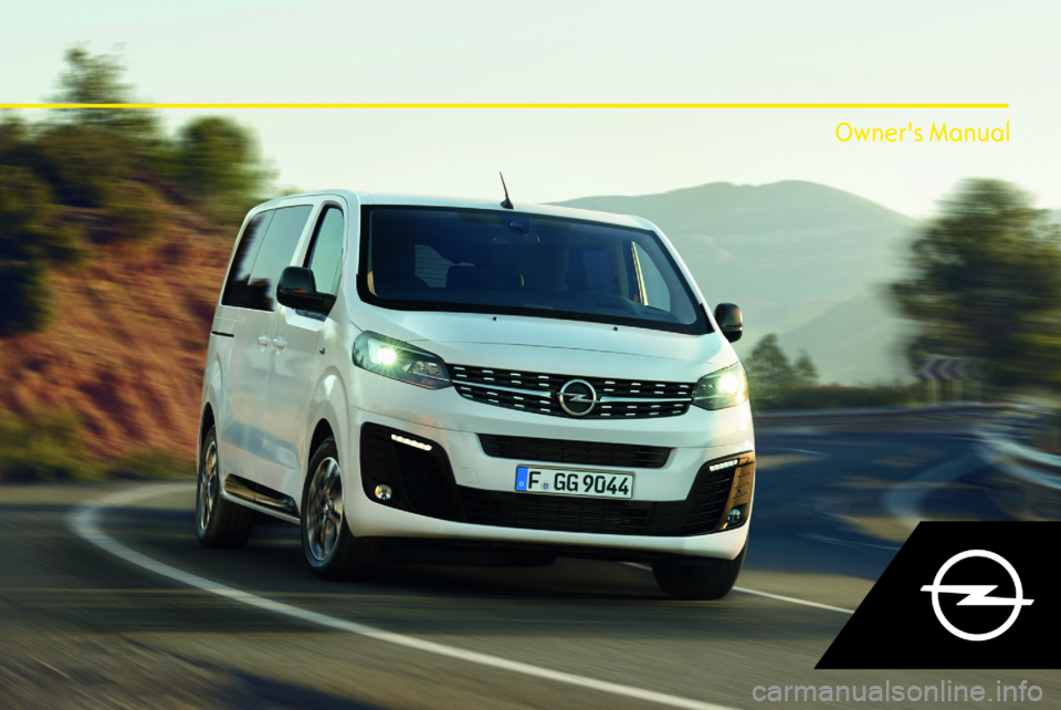 OPEL VIVARO C 2020.25  Owners Manual 