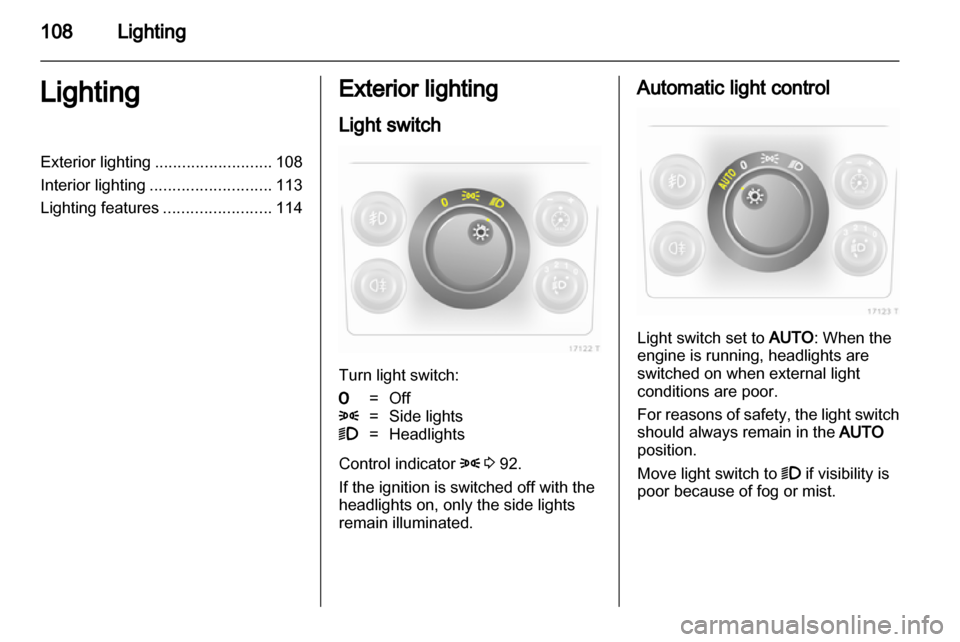 OPEL ZAFIRA 2010  Owners Manual 