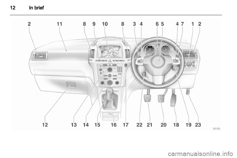 OPEL ZAFIRA 2010 User Guide 