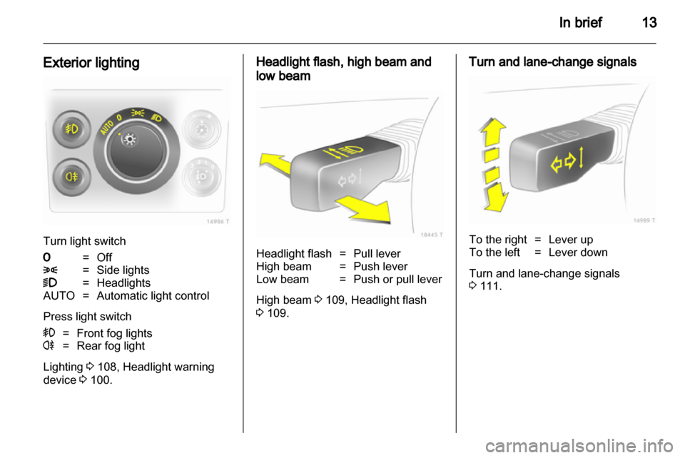 OPEL ZAFIRA 2010 User Guide 