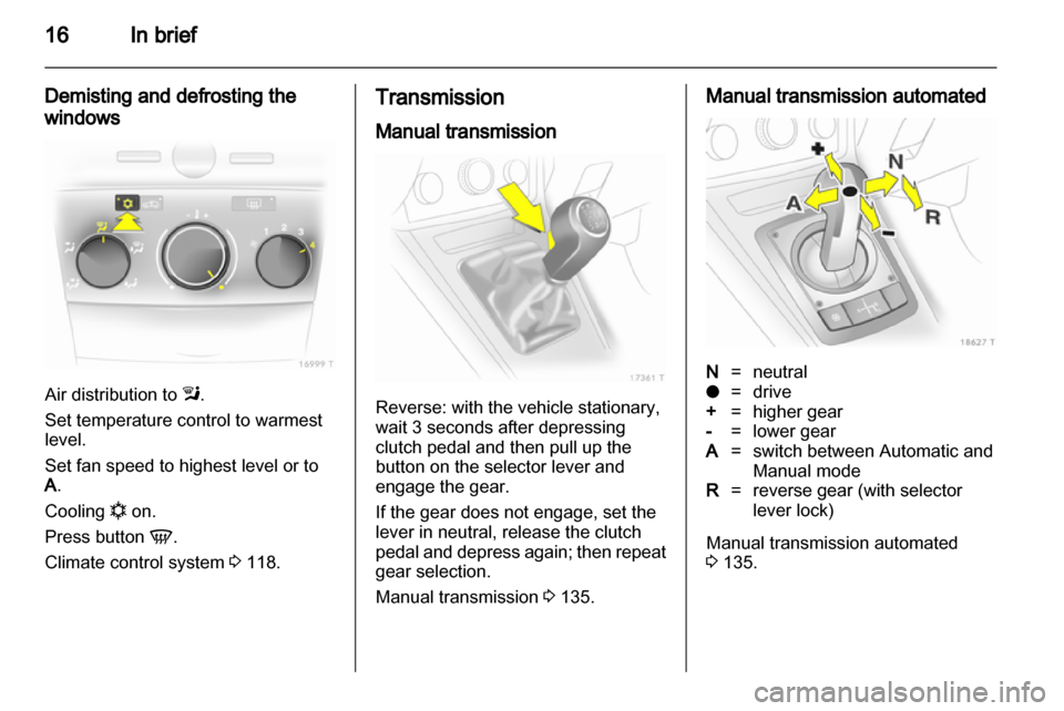 OPEL ZAFIRA 2010 User Guide 