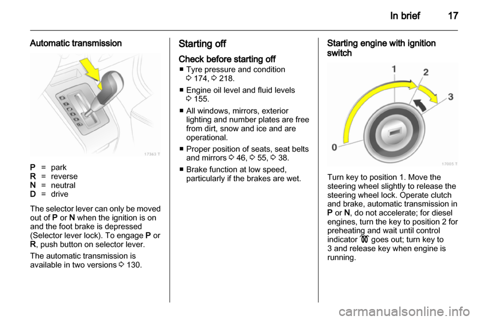 OPEL ZAFIRA 2010 User Guide 