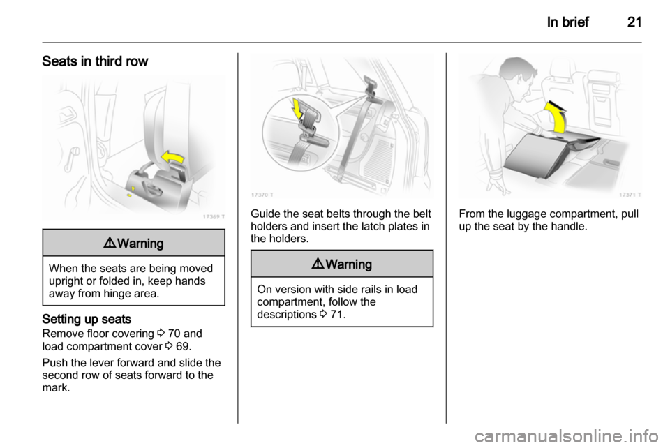 OPEL ZAFIRA 2010 Owners Guide OPEL ZAFIRA 2010 Owners Guide