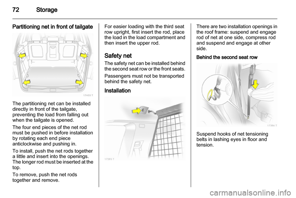 OPEL ZAFIRA 2010 Manual PDF 
