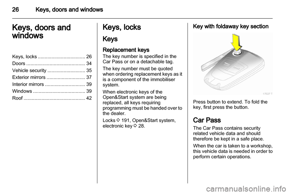 OPEL ZAFIRA 2011  Manual user 