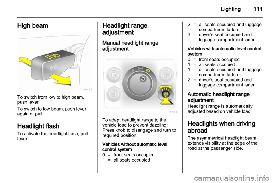 OPEL ZAFIRA 2011.5 Owners Manual OPEL ZAFIRA 2011.5 Owners Manual