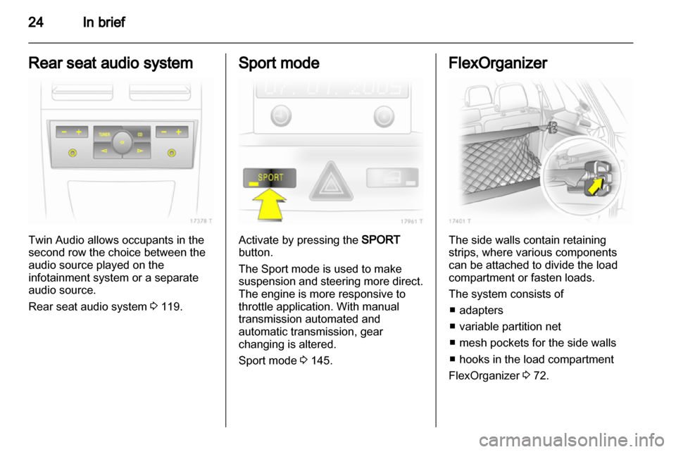 OPEL ZAFIRA 2011.5 Owners Guide OPEL ZAFIRA 2011.5 Owners Guide