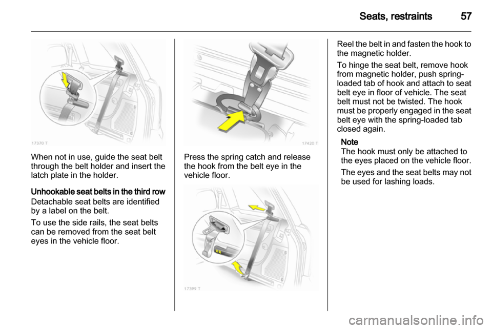 OPEL ZAFIRA 2011.5 Workshop Manual OPEL ZAFIRA 2011.5 Workshop Manual