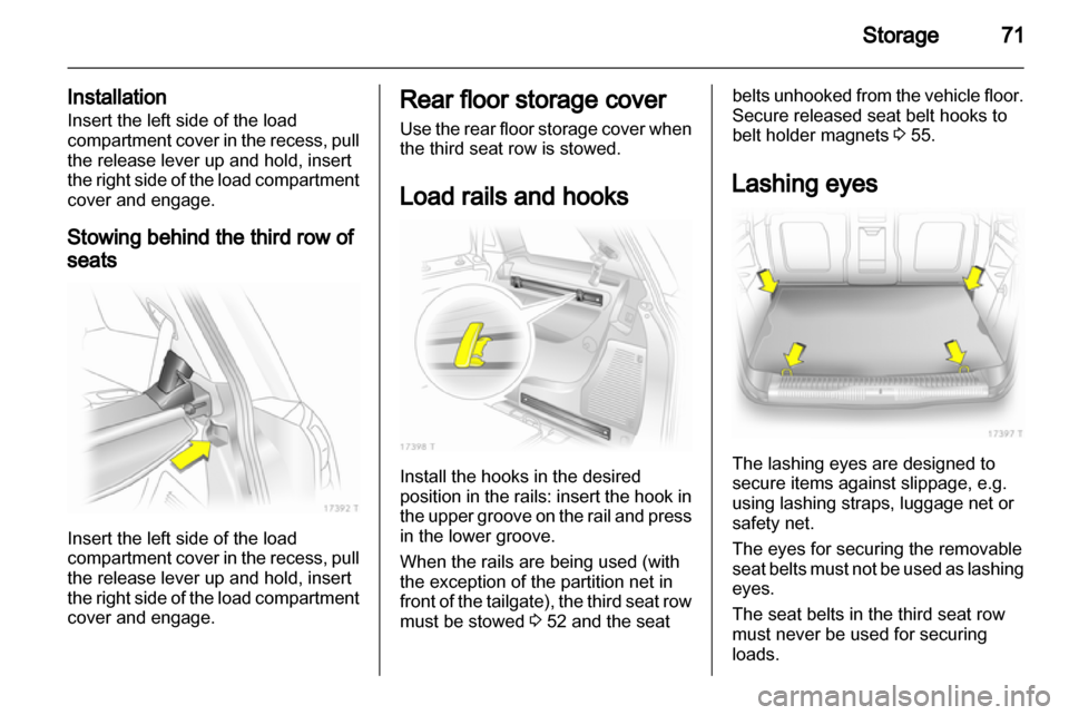 OPEL ZAFIRA 2011.5 Manual PDF OPEL ZAFIRA 2011.5 Manual PDF