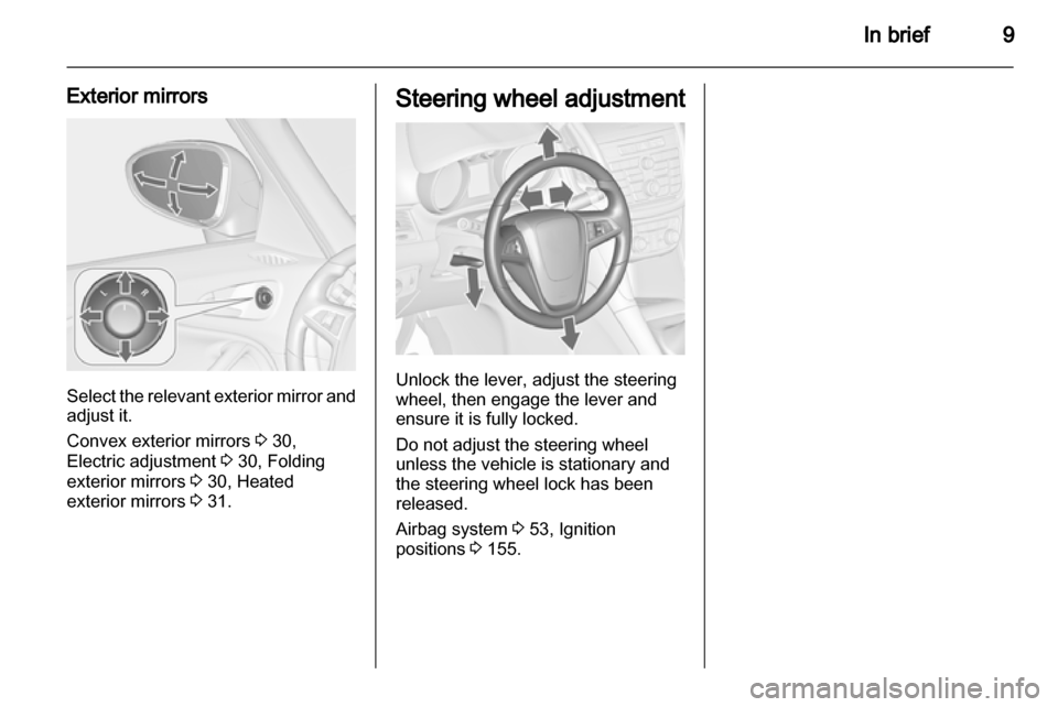 OPEL ZAFIRA TOURER 2013 User Guide OPEL ZAFIRA TOURER 2013 User Guide