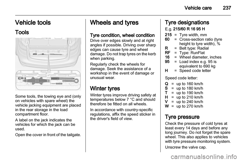 OPEL ZAFIRA TOURER 2013 Owners Manual OPEL ZAFIRA TOURER 2013 Owners Manual