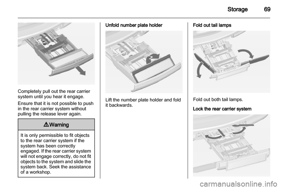 OPEL ZAFIRA TOURER 2013 Manual PDF 