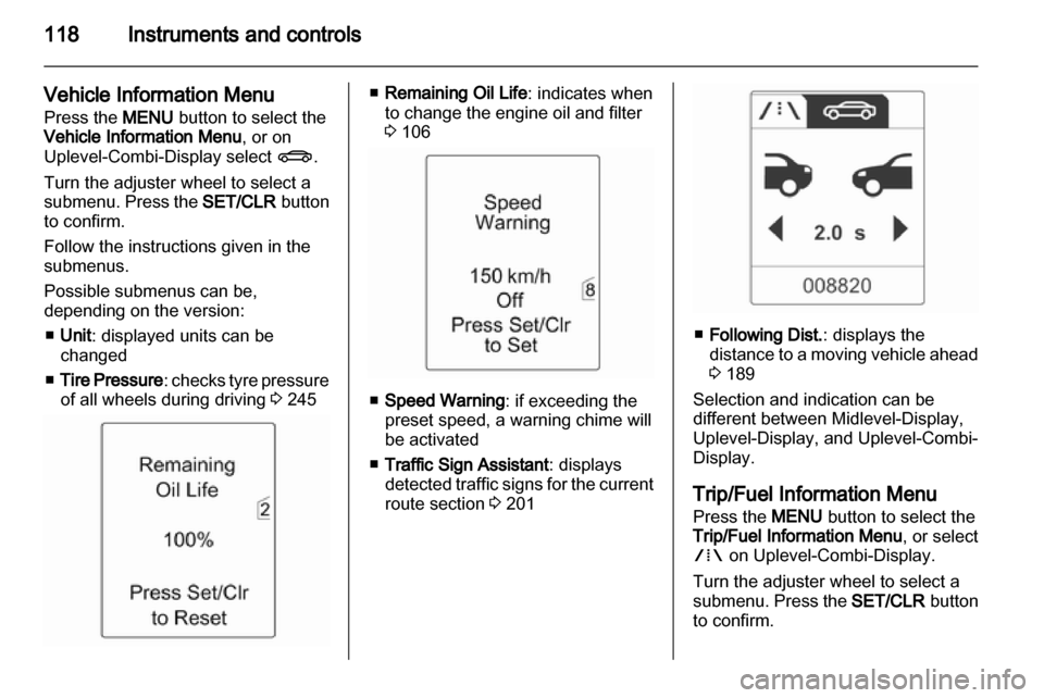 OPEL ZAFIRA TOURER 2013.5  Owners Manual 