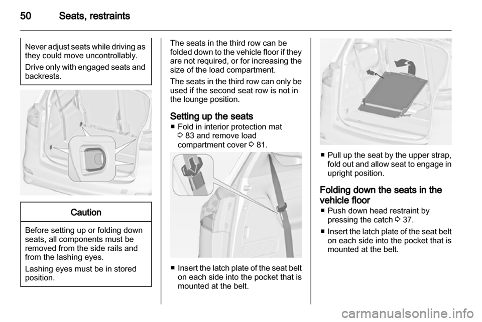 OPEL ZAFIRA TOURER 2013.5 Workshop Manual 