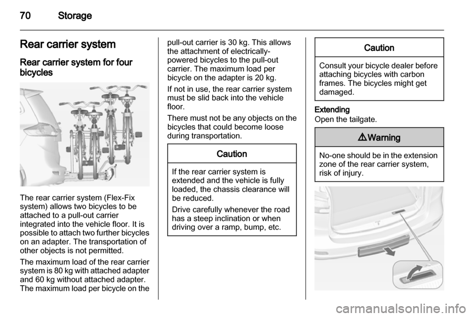 OPEL ZAFIRA TOURER 2013.5 Manual PDF 