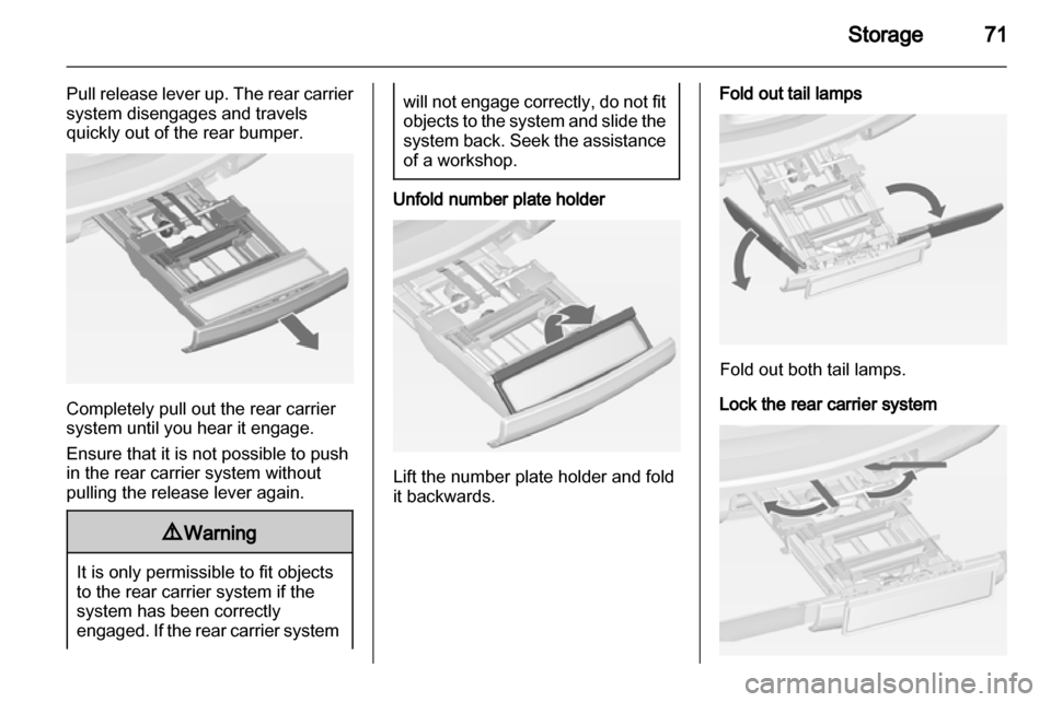 OPEL ZAFIRA TOURER 2013.5 Manual PDF 